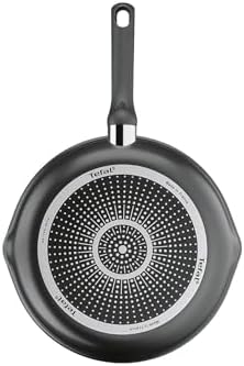 Day by Day B5580423 Poêle à frire avec revêtement anti-adhésif en titane et signal thermique Nettoyage facile Noir 24 cm