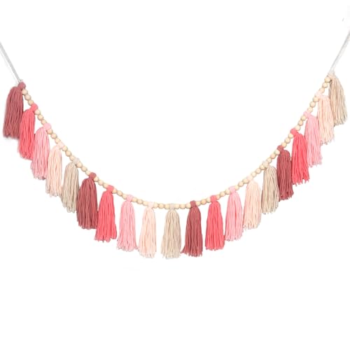 Yarn Tassel Garland Wall Hanging Decor