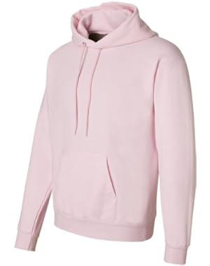 Men's Pullover EcoSmart Fleece Hooded Sweatshirt