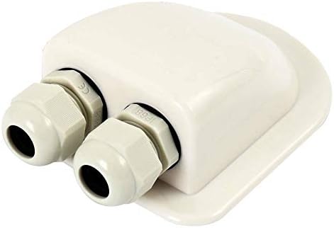 fsttm88 of Gland 2 Holes Sealed With Cable Entries sy Install Caravan Accessories Boat Waterproof UV-Resistant Cement und Yacht Grommet Detachable Marine