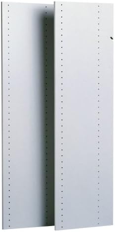 Easy Track 48" Vertical Panels Closet Storage White