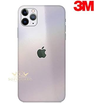 SopiGuard Skin for Apple iPhone 11 Pro Max Precision Edge-to-Edge Vinyl Sticker Full Body Wrap (3M Flip Ghost Pearl)