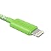 iPhone 7 Charger, 2 Pack 6 Ft Long, F-color Braided MFi Lightning to USB Cable for iPhone 7 6S 6 Plus 5S 5C 5 iPhone SE 2016 iPad Air 2 3 Mini 4 iPad 4 iPad Pro, iPod Touch 5 iPod Nano 7 Orange Green