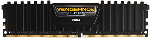 Corsair CMK32GX4M2D3000C16 Vengeance LPX 32GB (2 x 16GB) DDR4 3000 (PC4-24000) C16 1.35V Desktop Memory Black