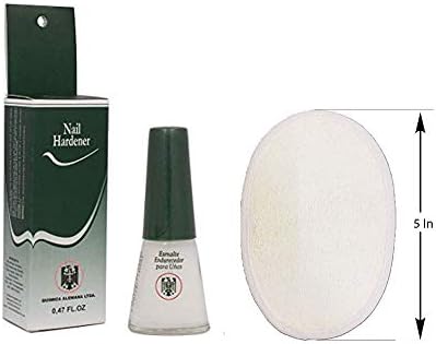 Quimica Alemana. Esmalte Endurecedor para Unas (1Pack) with Loofah pad