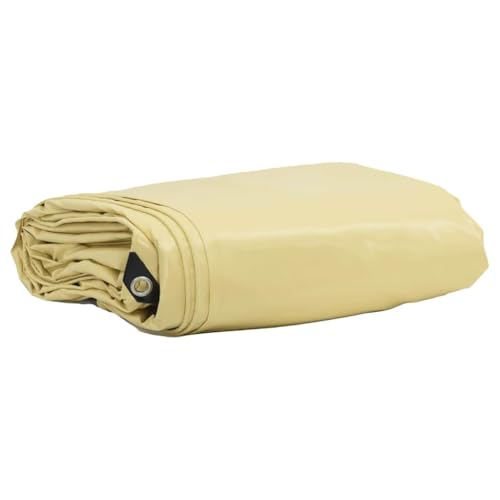 vidaXL Plane 650g / m² Beige 1,5 x 20 m Canvas mit PVC-Beschichtung