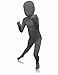 SecondSkin Full Body Spandex/Lycra Suit (Kids L, Black)