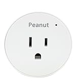Securifi Peanut Smart Plug (1 Minute Setup) - Remotely Monitor and Control Lights Appliances using Free iOS/Android Apps and Browser Interface - White