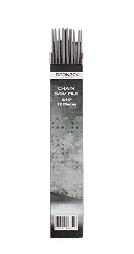 Redneck Convent Chainsaw Sharpener 12-Pack Kit, 3/16in (4.8mm) Sharpeners - Chain Saw Blade Restoration Chainsaw Sharpening Files