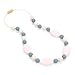 Silicone Teething Necklace - 12 Color Choices - Baby Safe For Mom To Wear - BPA-Free Beads To Chew - Stylish & Natural 