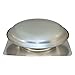 Cool Attic CX1000AMUPS Power Attic Roof Mount Ventilator with 3.4 Amp 60 Hz Motor and Steel Flange, Galvanized Steel Dome