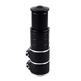 Azarxis Bike Fork Stem Extender Bicycle Handlebar Riser Adaptor Aluminium Alloy Head up Adapter Flexible Easy Installation Suitable for Mountain Bike, Road Bike, MTB, BMX