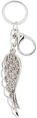 Joy of Giving Rhinestone Studded Key Chain (Angel Wing)