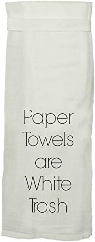 Twisted Ware Hang Tight Tea Towels "Paper Towels are White Trash"