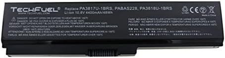 TechFuel Battery for Toshiba Satellite C655-S5140 - Professional Performance Laptop Battery (6-cell/ 4400mAh/48Wh)