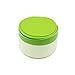 1 Pcs Portable Plastic Baby Skin Care Baby Powder Puff Box Holder Container Talcum Powder Case Jar Pot with Powder Puff and Sieve Tray(Green)
