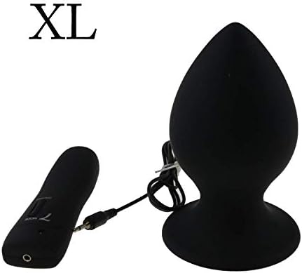 BKGTO Shirt Super Big Size 7 Mode Vibrating Silicone Būtt Pl-UG Large Anál Ví-bratór Huge Anál Pl-UG UniSix Erotic Toys Six Products,Black XL Ví-bratór