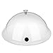 TMKEFFC Smoking Cloche Dome Cover 10 inch Lid for Smoke Infuser, Version 1, Specialized Accessory for Smoker Gun Smoking Infusion Plates, Bowls and Glasses, Transparent
