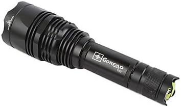 Goread Y62 5-Mode Cree XM-L T6 LED Flashlight (1000LM, 1x18650/2x18650/3x18650, Black)