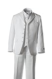 Boys 5 Button First Holy Communion Suit - White