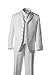 Boys 5 Button First Holy Communion Suit - White