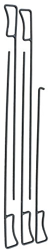 Oliver and Smith - Large Iron Outdoor Round Patio Chiminea Fireplace Rear Fire Shield - 18" x 18" x 46" Tall - with Stainless Steel Grill - Chiminea Weather Cover - 4 Skewers - Thumbnail 5
