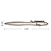 SMOOTHERPRO Practical Bolt Action Pen Multiple Colors Available with Tactical Tip Self Defense Ballpoint Pen with Elegant Shape Color Black
