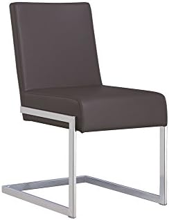 Casabianca Furniture CB-F3131-G Fontana Gray Eco-Leather Dining Chair by Casabianca Home