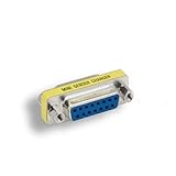 KENTEK Mini DB15 15 Pin Female to Female F/F for PC
