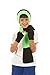 Polar Wear Boys Knit Hat, Scarf and Gloves Set - Black/ Lime