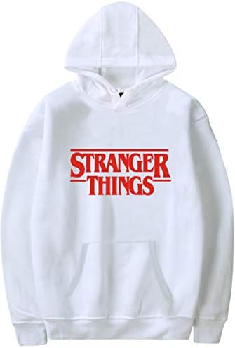 Ladies Graphic Printed Hoodie Stranger Things Inspired Long Sleeve Jumper