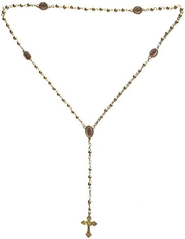 Our Lady of Guadalupe Prayer Rosary with Medals, Handmade. Rosario de la Virgen de Guadalupe