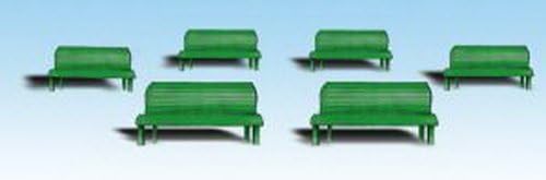 Park Benches Ho Scale Woodland Scenics
