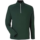 Core365 Men's Origin Quarter-Zip Pique Sweatshirt