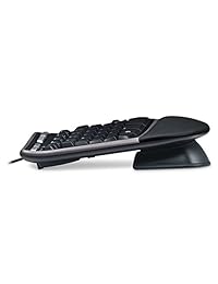 Teclado ergonómico natural 4000, de la marca Microsoft, Negro 1 unidad