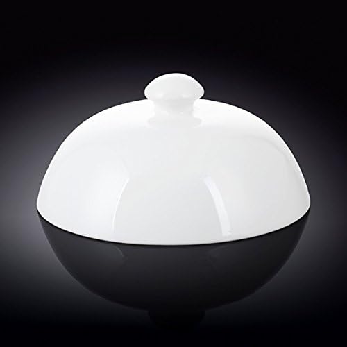 Wilmax 996009 8 in. Lid for Main Course, White - Pack of 24