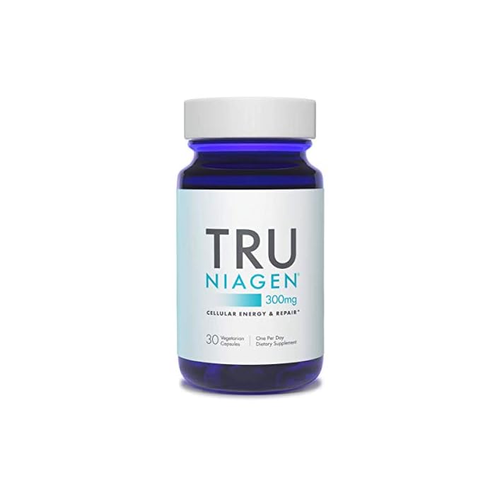 TRU NIAGEN NAD+ Booster for Cellular Repair & Energy Metabolism (Nicotinamide Riboside) - 300mg Vegetarian Capsules…