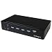 StarTech.com 4 Port DisplayPort KVM Switch - DP KVM Switch with Audio and Built-in USB 3.0 Hub for Peripherals - 4K 30Hz (SV431DPU3A2)