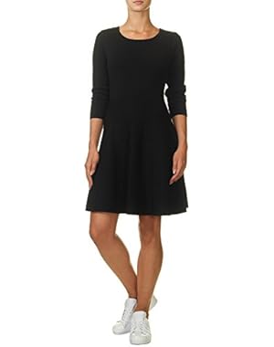 Jessica Simpson Women's Women's Black Skater Dress in Size M Black