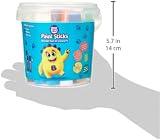 Little Brian Paint Sticks Kids 20 Pack Assorted Colours with Storage Bucket view 3