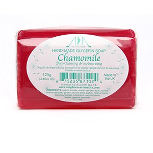 Amphora Aromatics AA Skincare Chamomile Clear Vegetable Glycerin Soap 125g Single