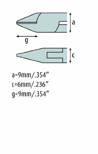 Seitenschneider 120mm | schmitz 3122HS22 | spitzer Kopf mit feiner Schneid-Wate | ESD/EGB Ableitend | Durchgestecktes… – Bild 4