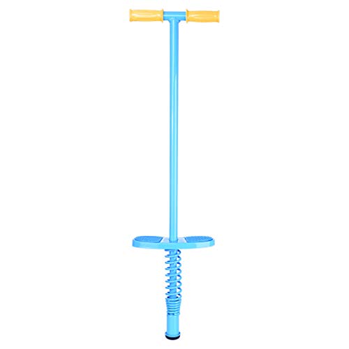 Jinjin Pogo Sticks Hopping Toys Balance Sports Trainer Outdoor Sports Bouncing Rod for Ages 5 & Up 15kg-35kg / 33-77 pounds (Blue) - Thumbnail 4