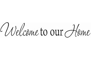 VWAQ Welcome to Our Home, Family Wall Decal Sticker #2 1615