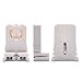 Non-shunted Turn Type T8 Lamp Holder JACKYLED 4-Pack UL Socket Tombstone for LED Fluorescent Tube Replacements Medium Bi-pin Socket for Programmed Start Ballasts