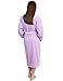 TowelSelections Women's Super Soft Plush Bathrobe Fleece Spa Robe Small-Medium Lavender