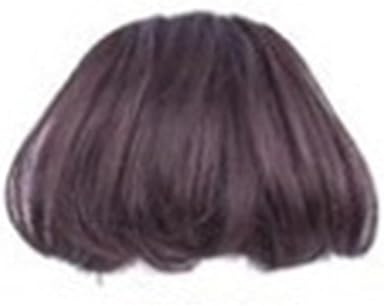 Certainer Hair Wigs, Clip In Front Hair Bang Fringe Hair Wig Synthetic Natural Hairpiece For Women Heat Resistant Fiber Hair (B)