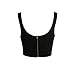 Women's Tank Tied Lace Up Wide Waist Cincher Belt Corset (XL, Black)
