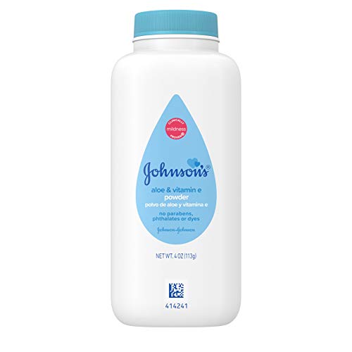 Johnson’s Baby Naturally Derived Cornstarch Baby Powder with Aloe and Vitamin E for Delicate Skin, Hypoallergenic and…