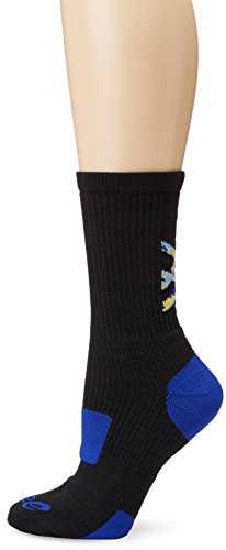 ASICS FlashPoint Sock, Black/Royal, Large
